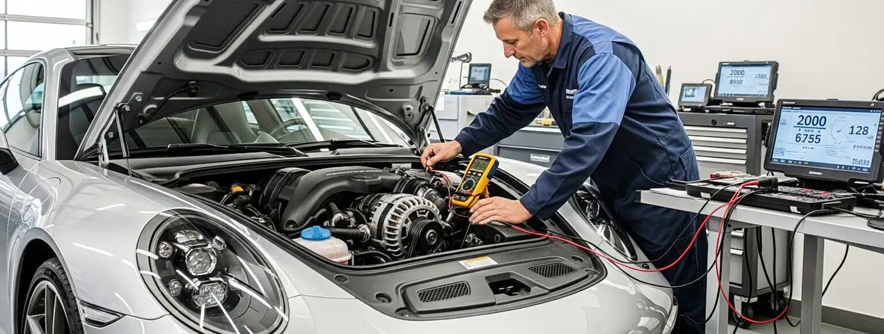 Диагностика и ремонт электрики Порше (Porsche)