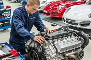 Диагностика и ремонт двигателя Porsche (Порше)