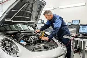 Этапы проведения ремонта электрики Porsche (Порше)